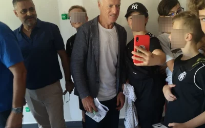 Didier Deschamps à la maison d’Adrien