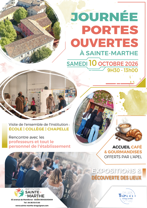 affiche_Journée_portes_ouvertes_2026 Journée portes ouvertes 2026 à sainte-marthe draguignan